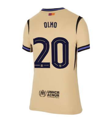Lacne Ženy Futbalové dres Barcelona Dani Olmo #20 2025-26 Krátky Rukáv - Preč